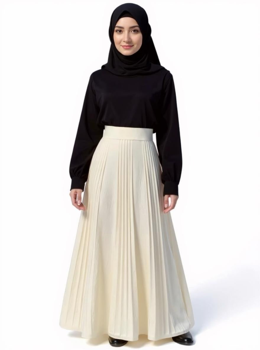 Chic Knitted Long Skirts High Waist