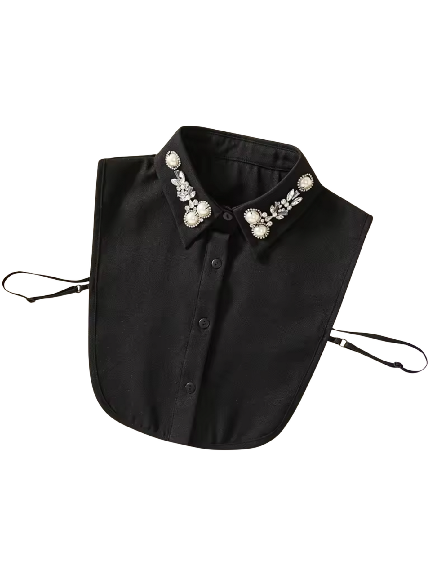 Neck Chiffon Fake Collar Decorated