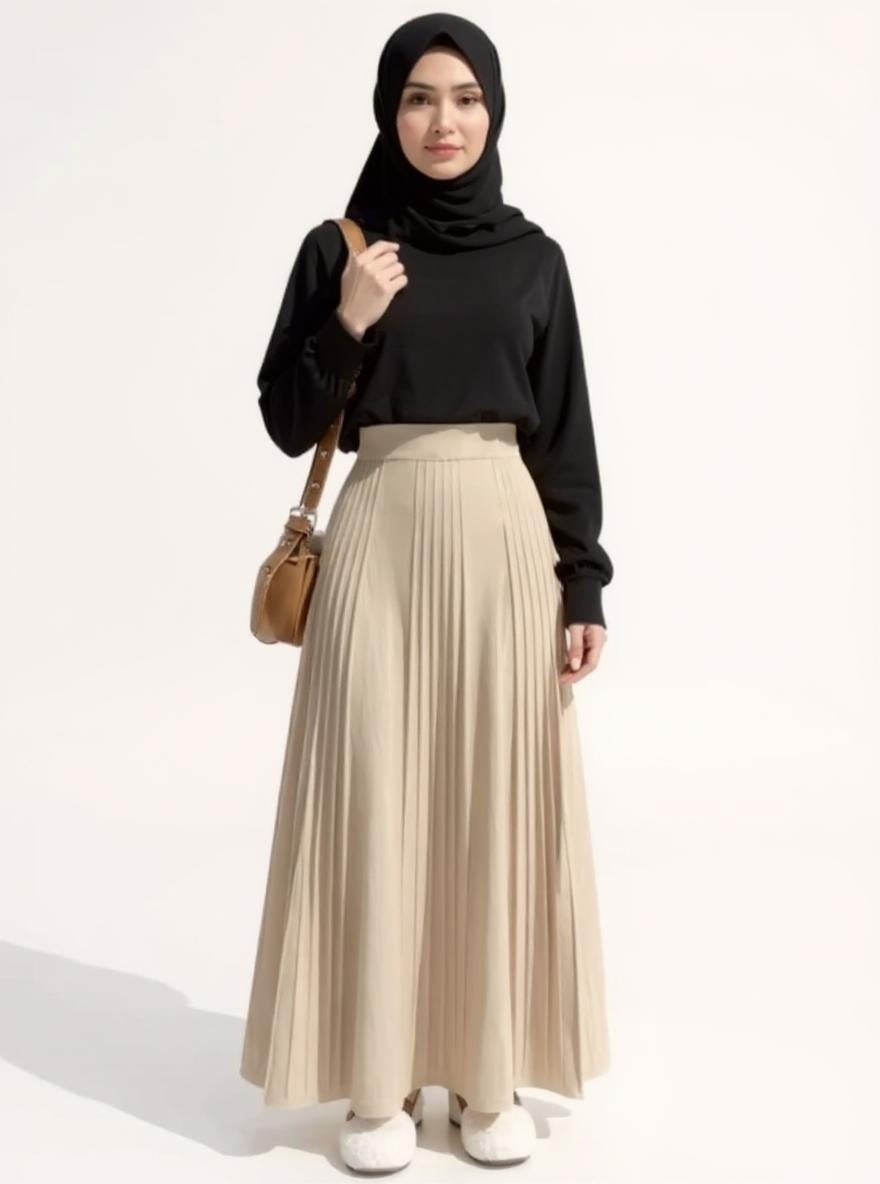 Chic Knitted Long Skirts High Waist