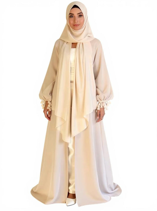 Full Sleeve Loose Casual Solid Kaftans