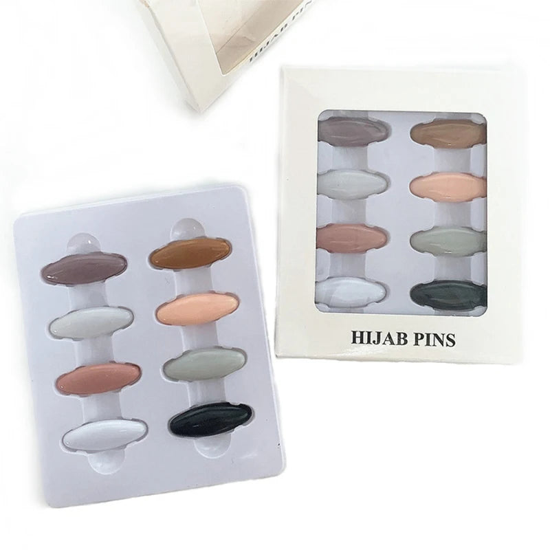 8PCS Plastic Safety Hijabs Pins
