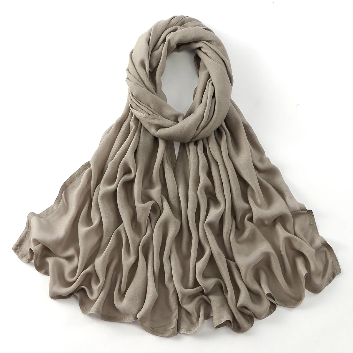 185*75cm Hijab Thin Plain Scarf