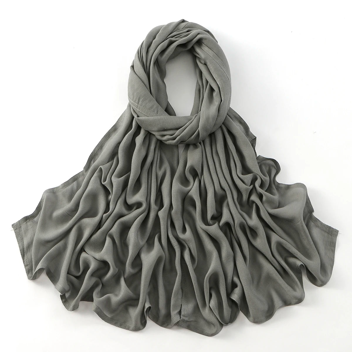 185*75cm Hijab Thin Plain Scarf