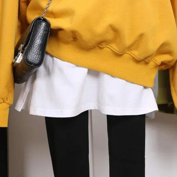 Skirt Bottoming Sweatshirt Fake Bottom