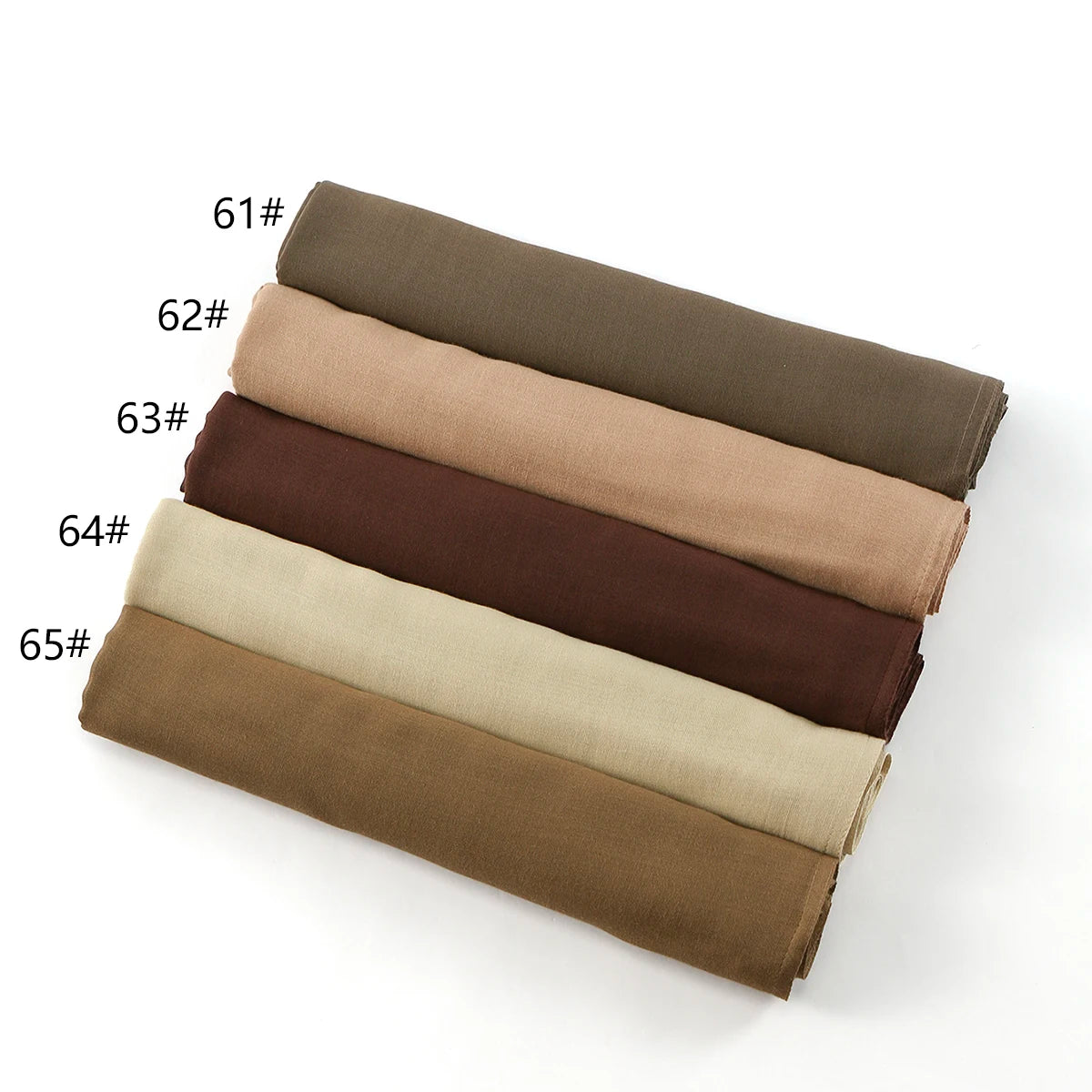 185*75cm Hijab Thin Plain Scarf