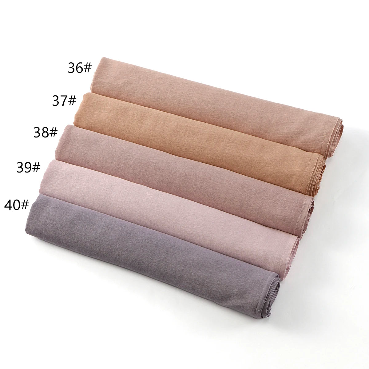 185*75cm Hijab Thin Plain Scarf