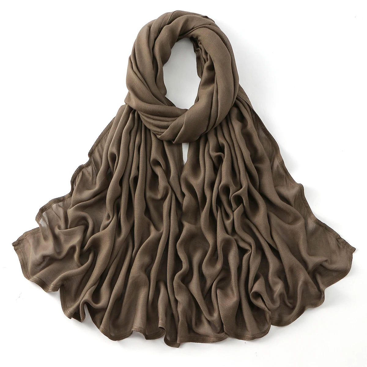 185*75cm Hijab Thin Plain Scarf