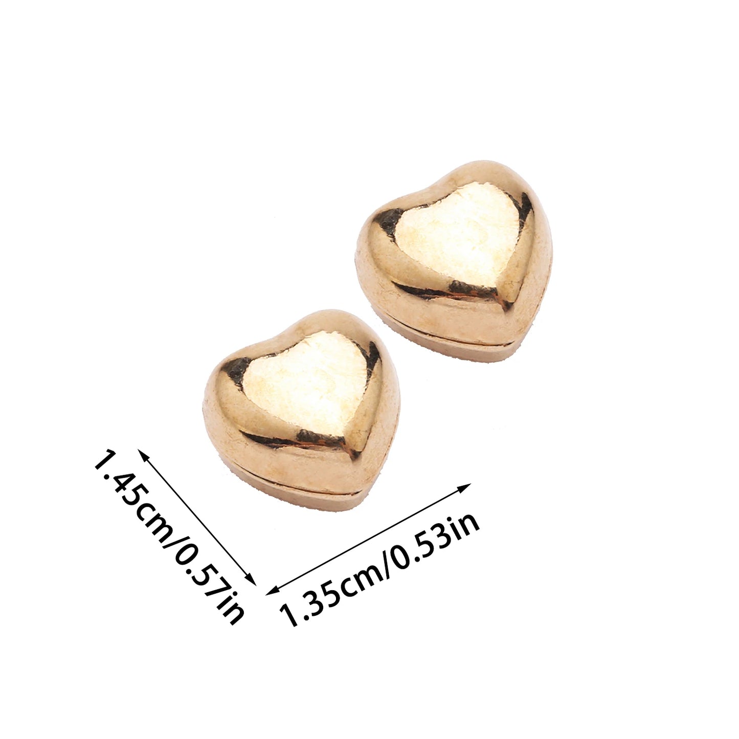 Multi-Color Heart Shape Strong Magnet Pins