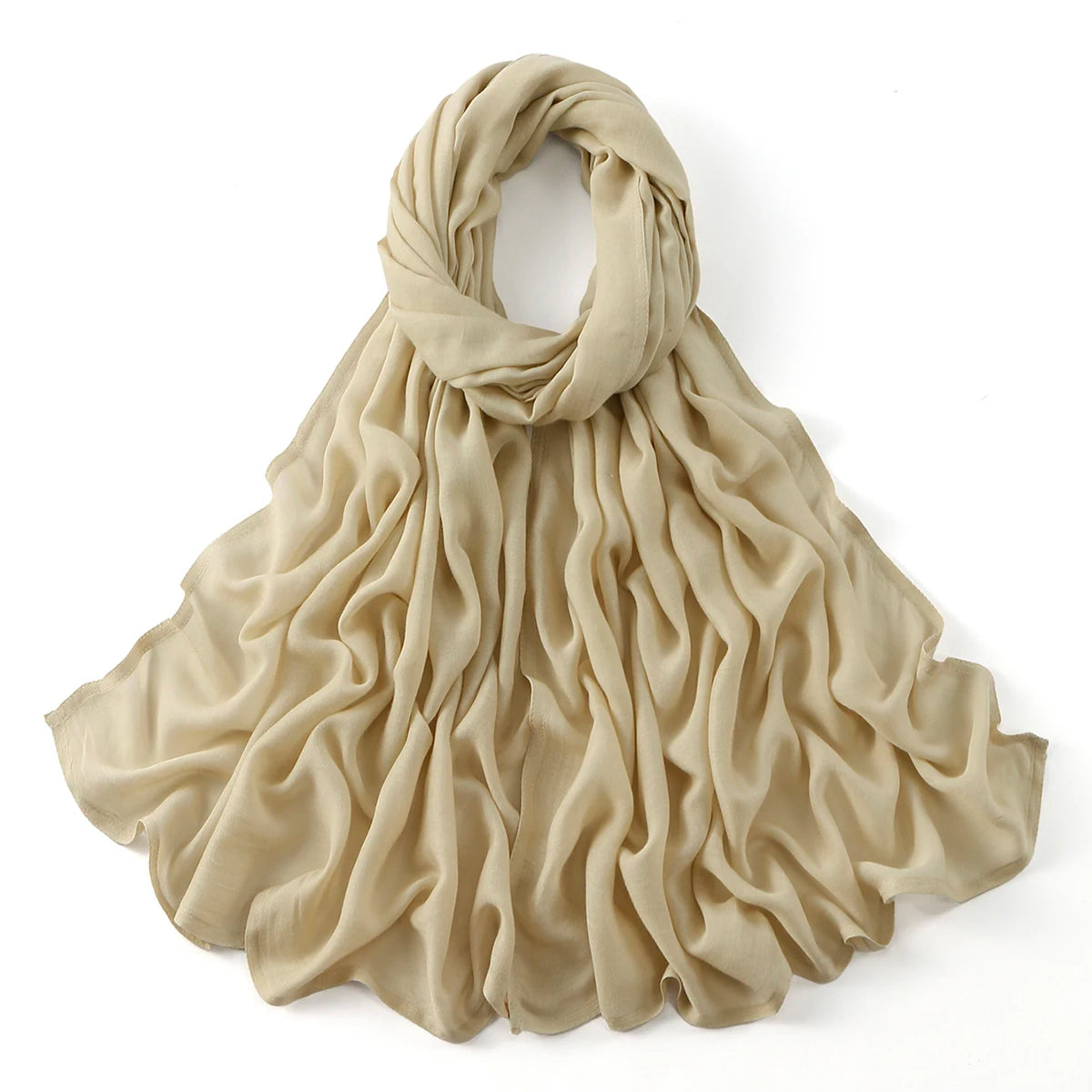 185*75cm Hijab Thin Plain Scarf