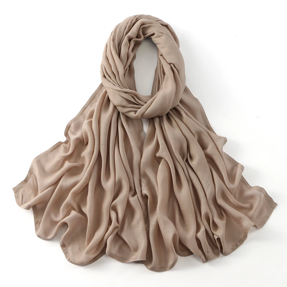 185*75cm Hijab Thin Plain Scarf