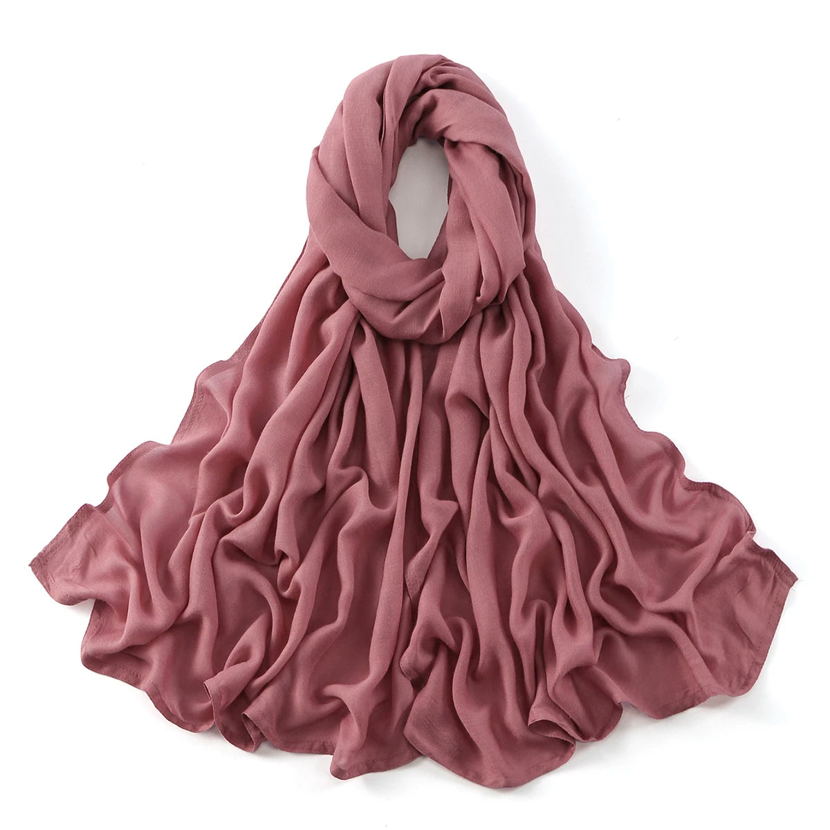 185*75cm Hijab Thin Plain Scarf