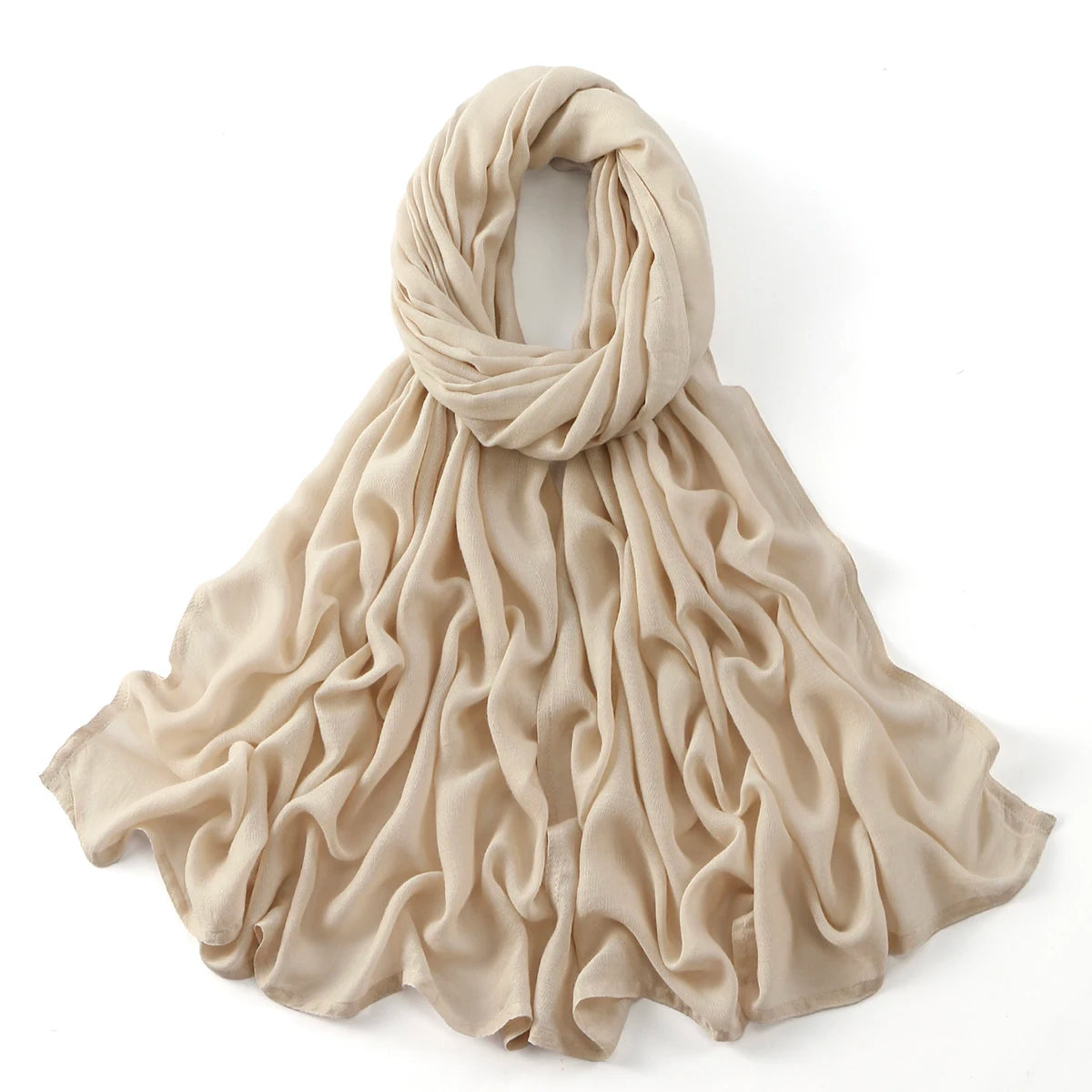 185*75cm Hijab Thin Plain Scarf