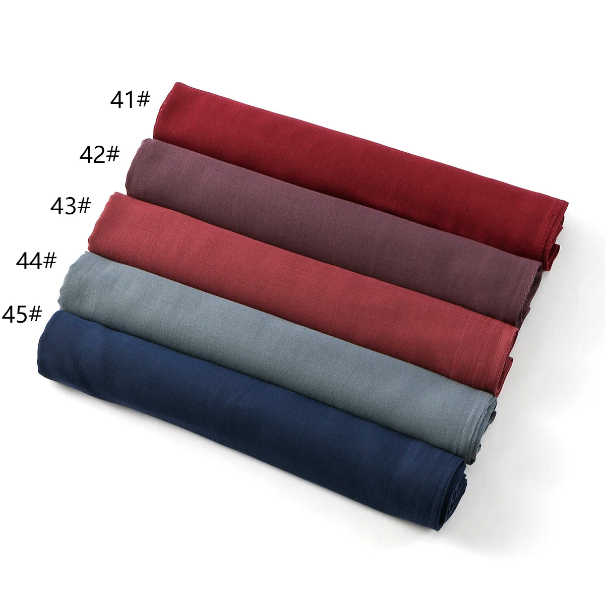 185*75cm Hijab Thin Plain Scarf