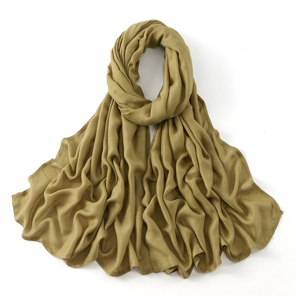 185*75cm Hijab Thin Plain Scarf