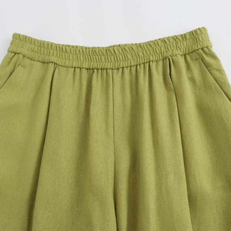 Elegant Summer 2-Piece Pants Set