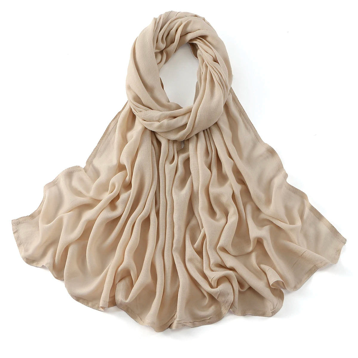 185*75cm Hijab Thin Plain Scarf