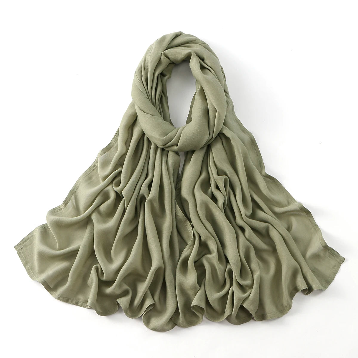 185*75cm Hijab Thin Plain Scarf