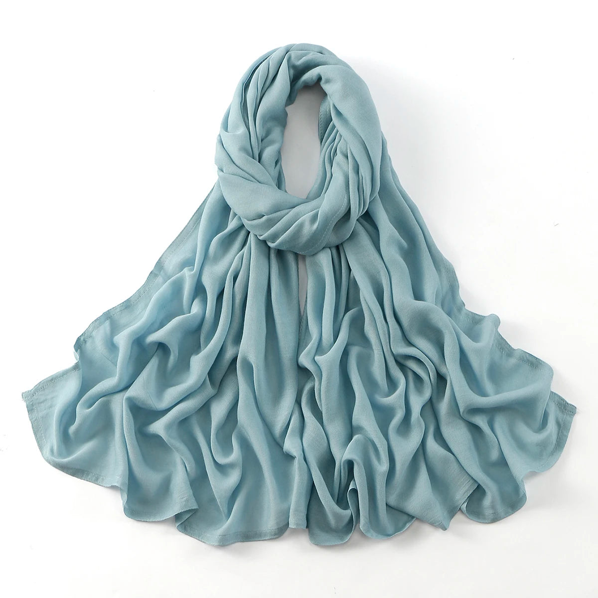 185*75cm Hijab Thin Plain Scarf