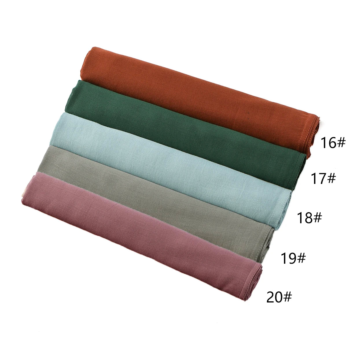185*75cm Hijab Thin Plain Scarf
