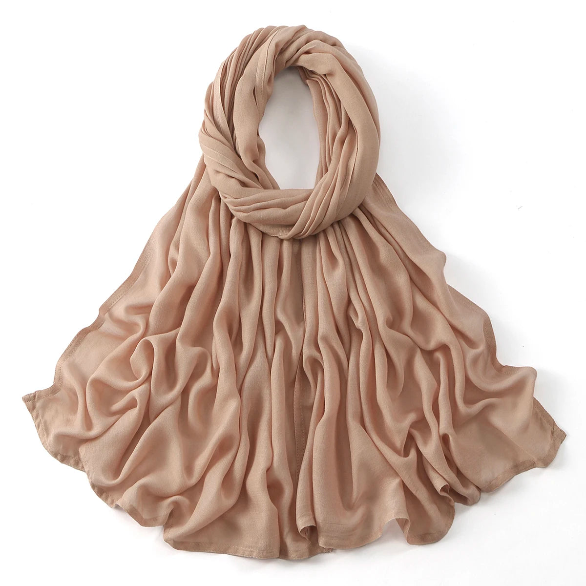 185*75cm Hijab Thin Plain Scarf