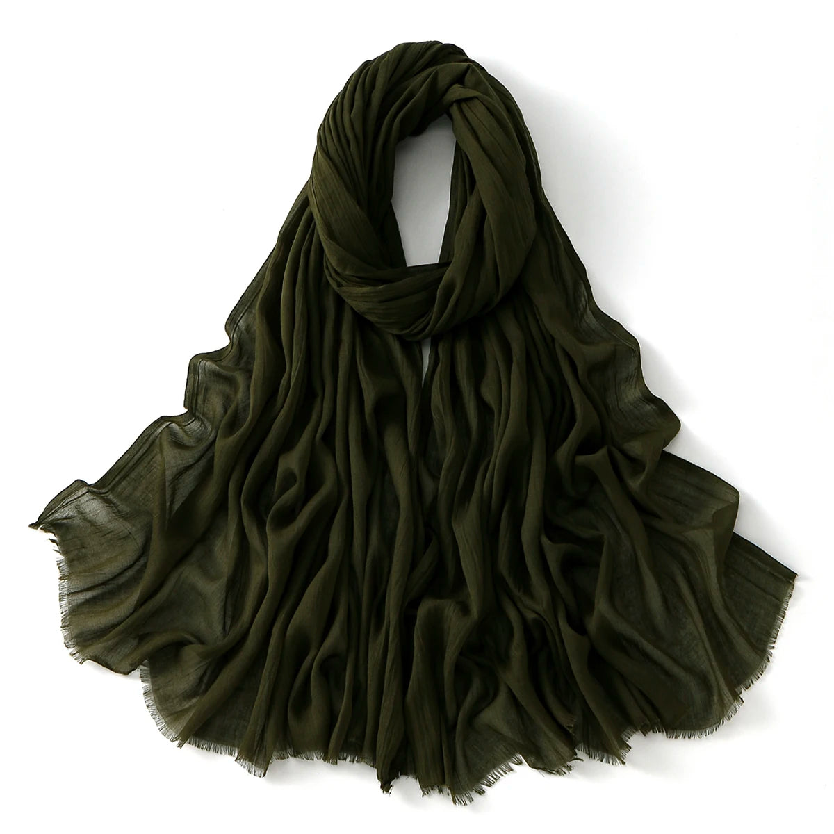 Cotton Rayon Hijab Solid Color