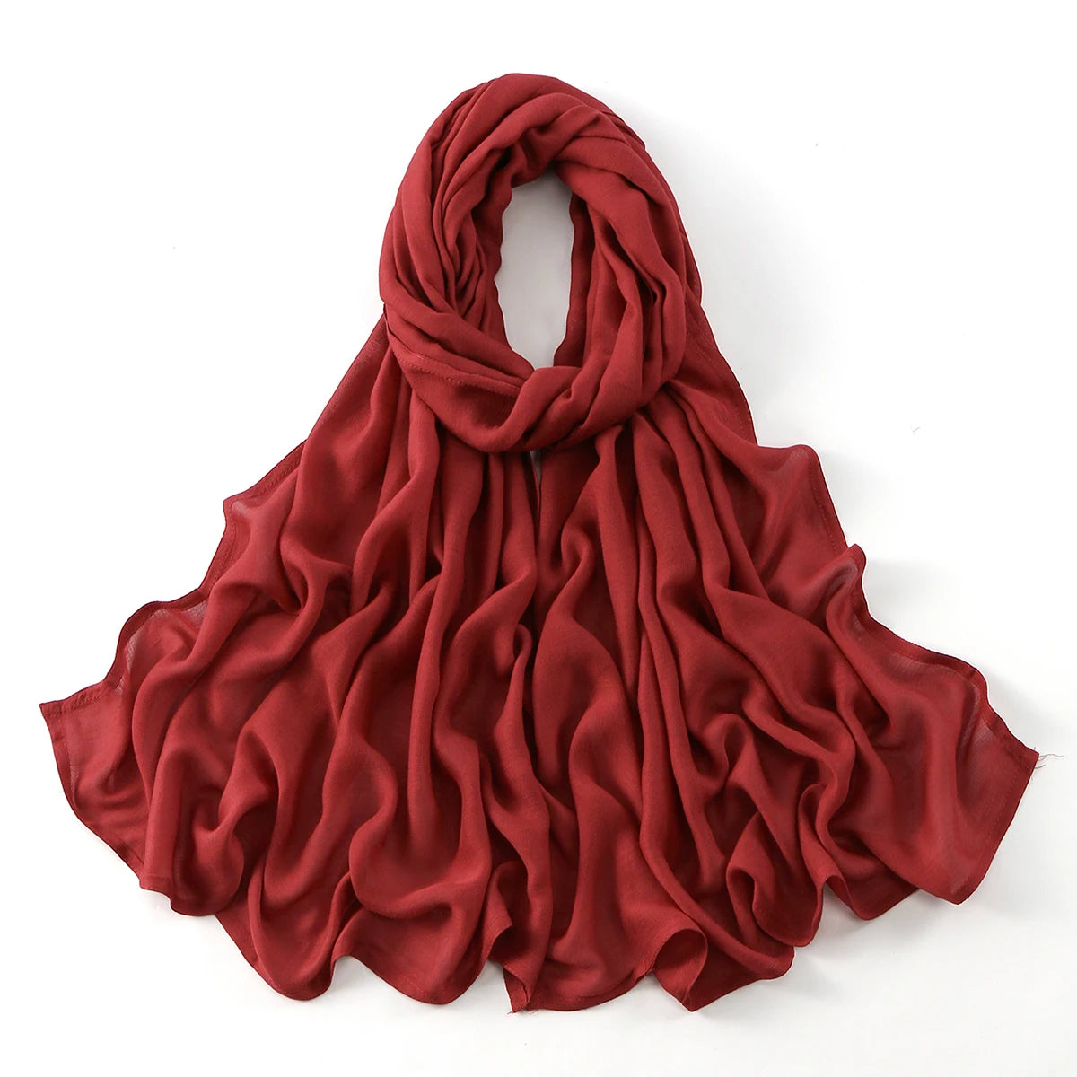 185*75cm Hijab Thin Plain Scarf