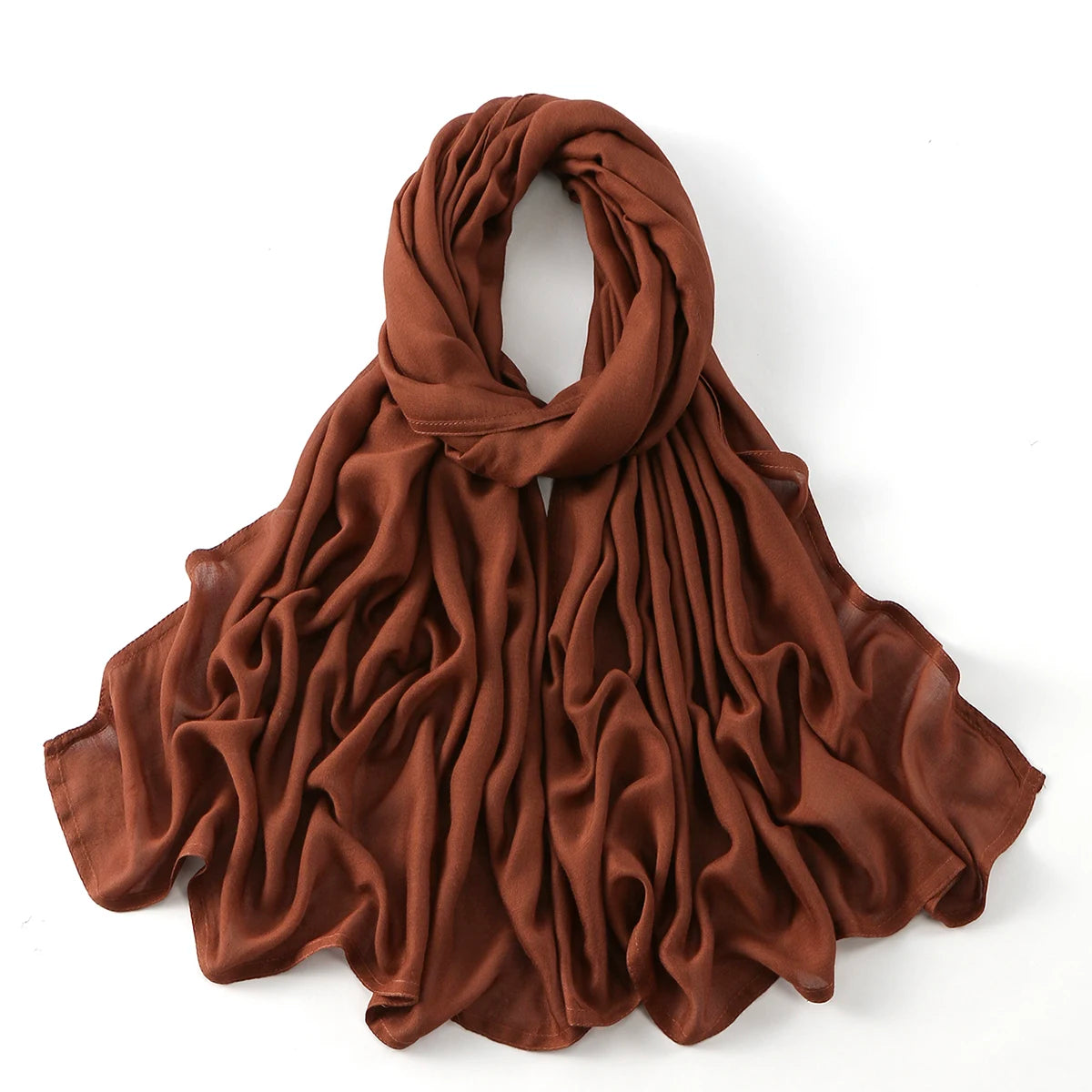 185*75cm Hijab Thin Plain Scarf