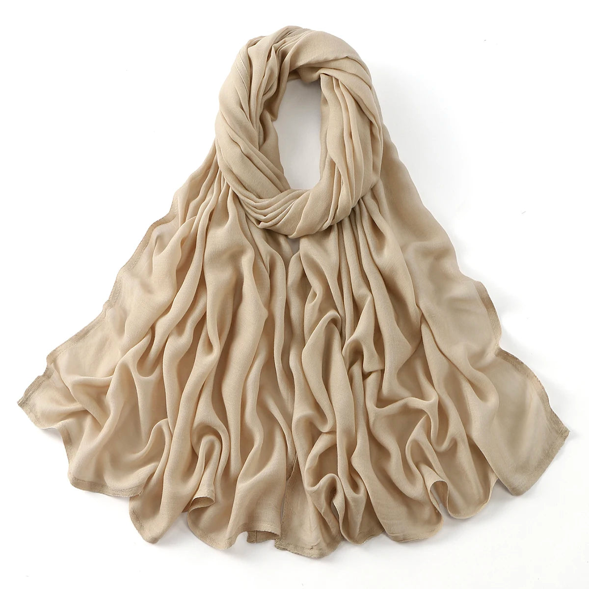 185*75cm Hijab Thin Plain Scarf