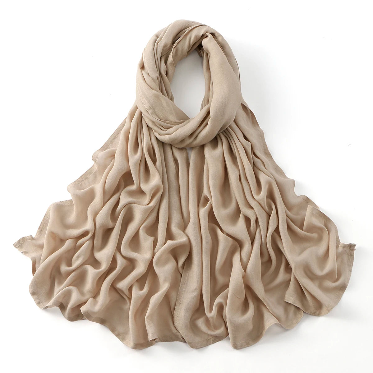 185*75cm Hijab Thin Plain Scarf
