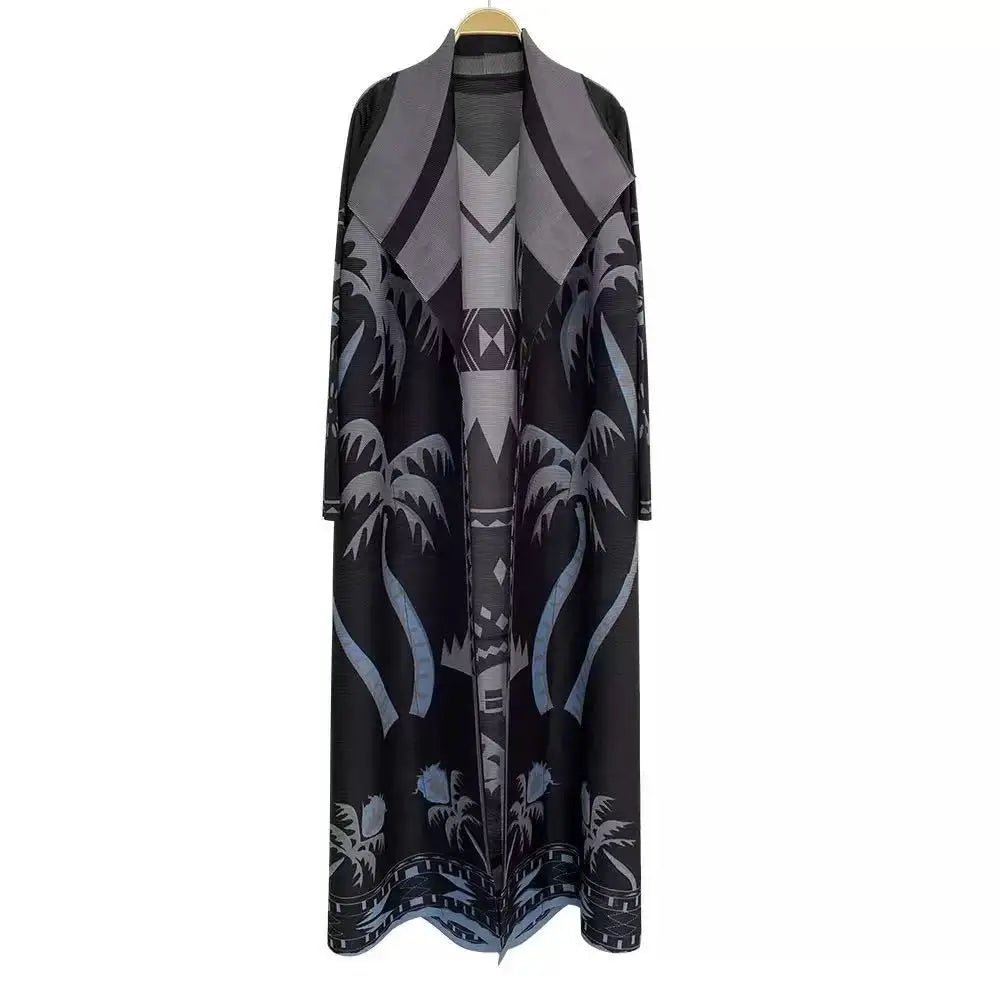 Printed Robe Kaftan Long Sleeve