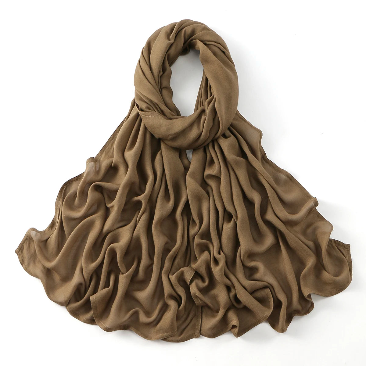 185*75cm Hijab Thin Plain Scarf