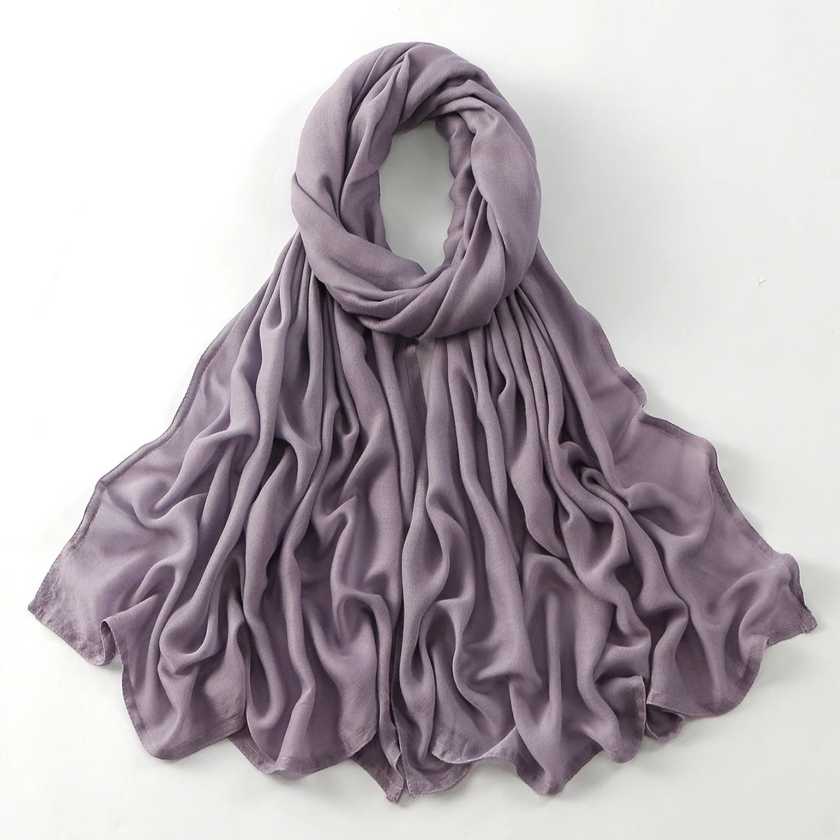 185*75cm Hijab Thin Plain Scarf