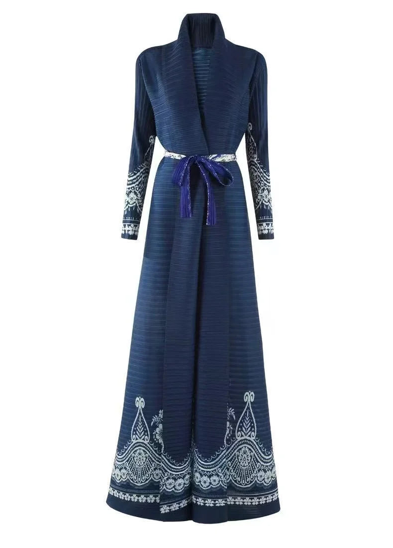 Printed Robe Kaftan Long Sleeve