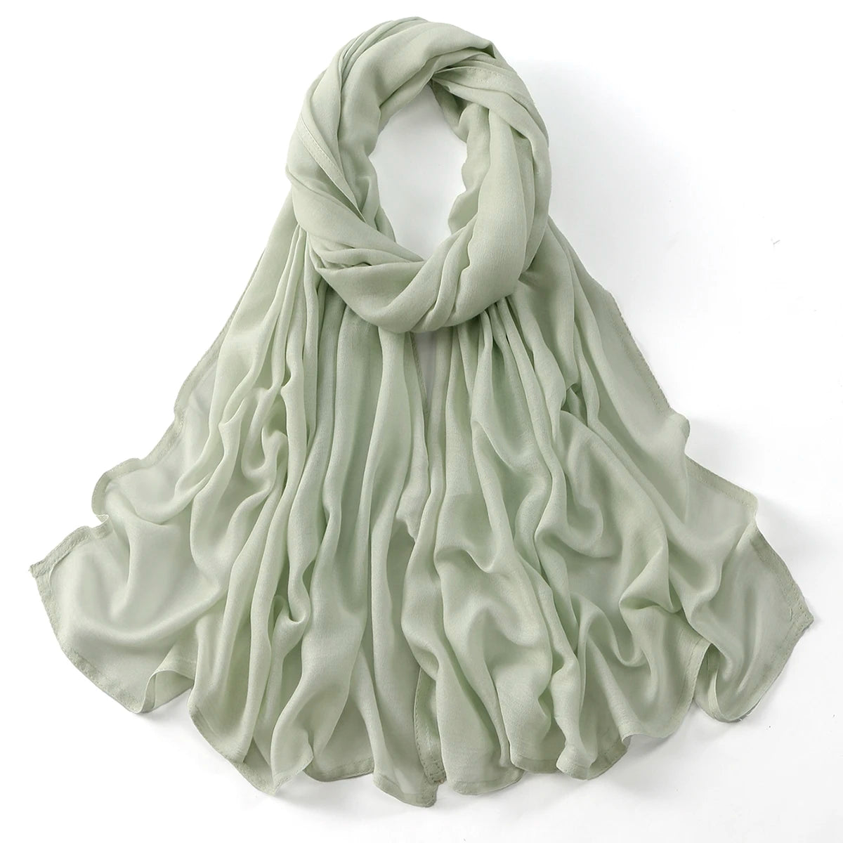 185*75cm Hijab Thin Plain Scarf
