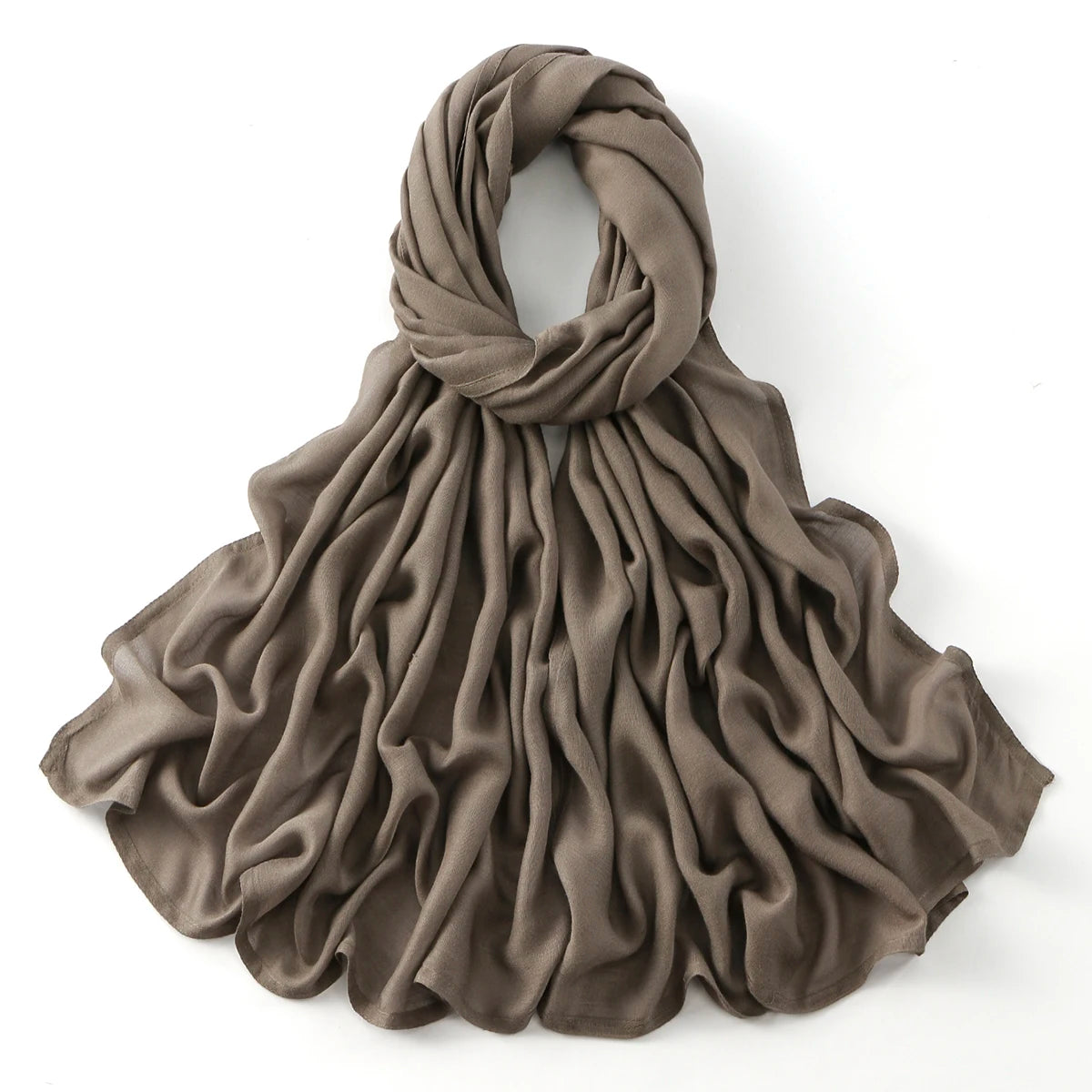 185*75cm Hijab Thin Plain Scarf