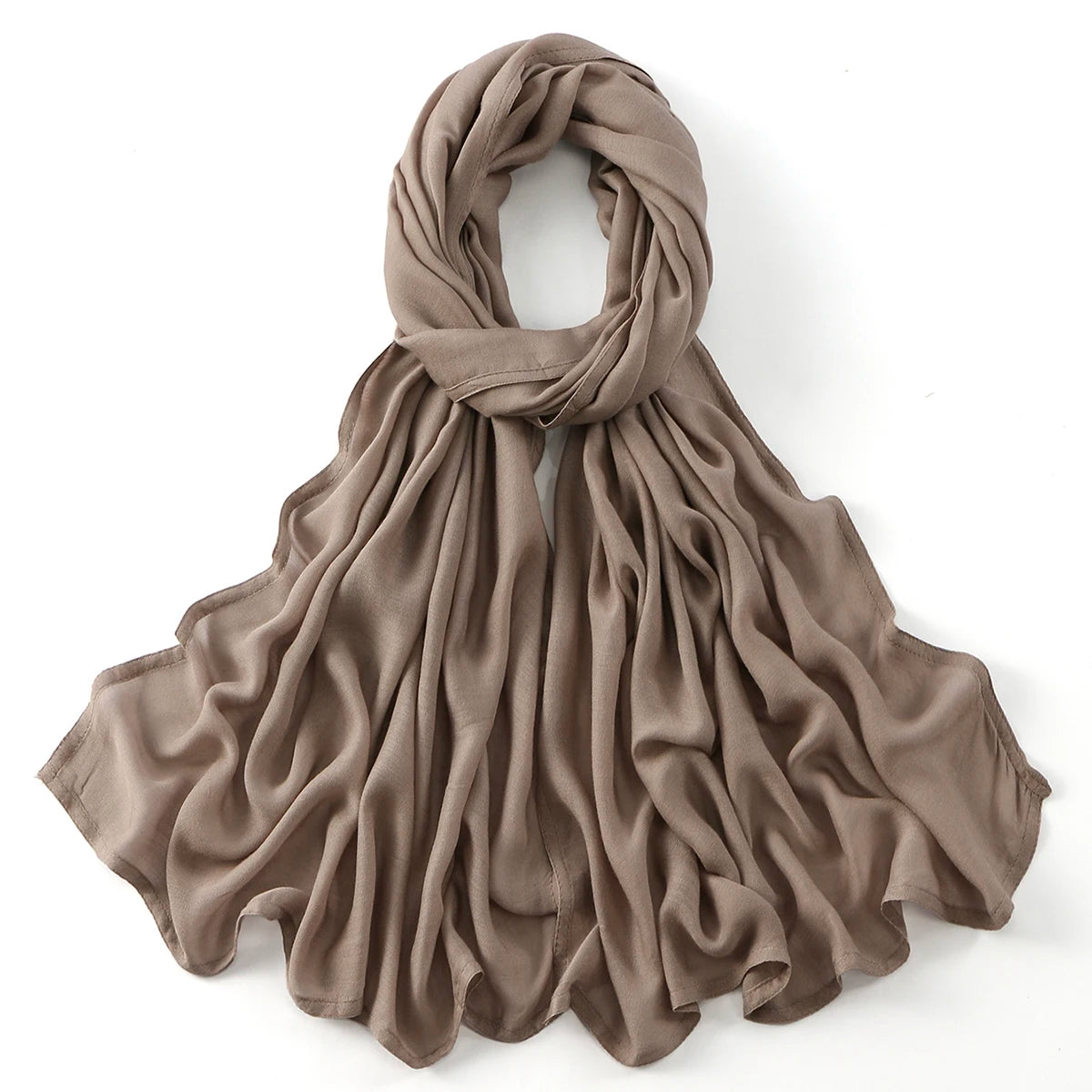 185*75cm Hijab Thin Plain Scarf