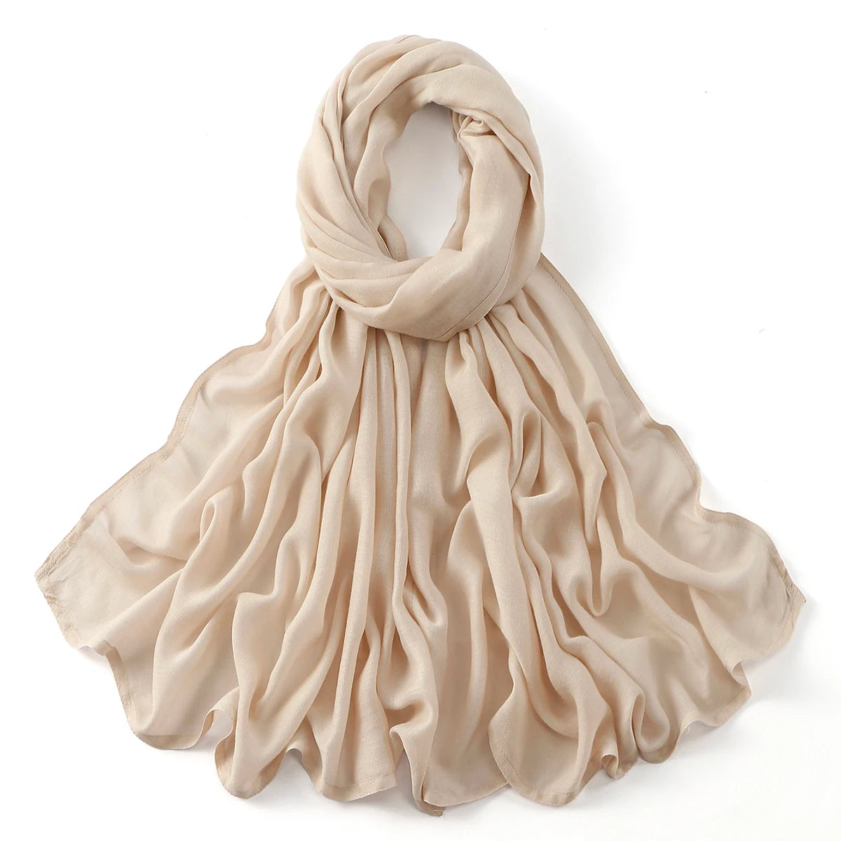 185*75cm Hijab Thin Plain Scarf