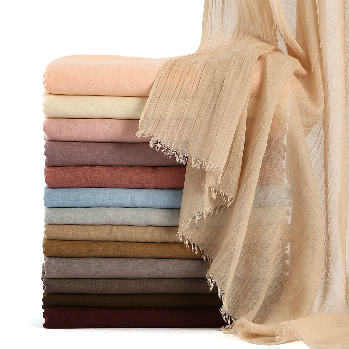 Cotton Rayon Hijab Solid Color