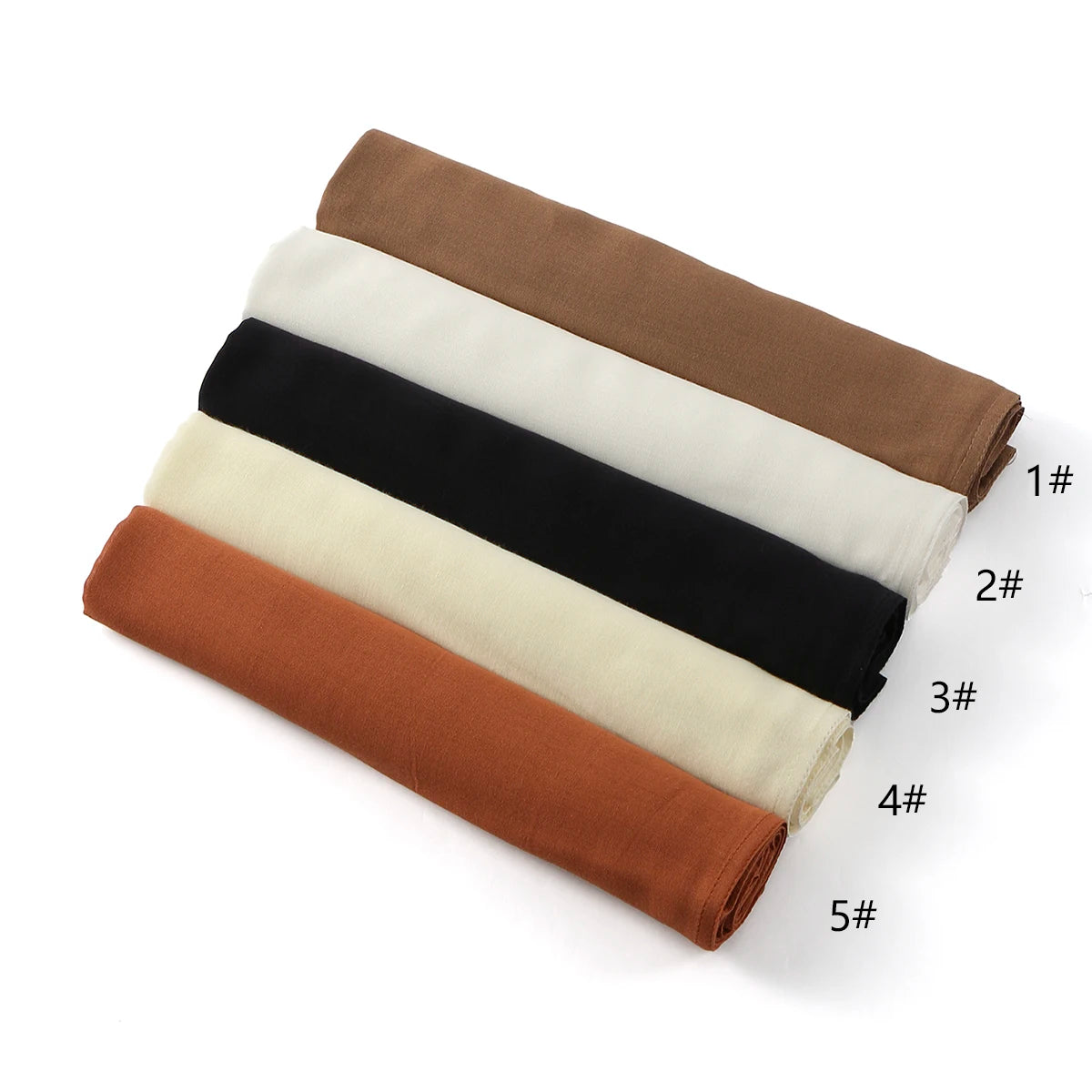 185*75cm Hijab Thin Plain Scarf