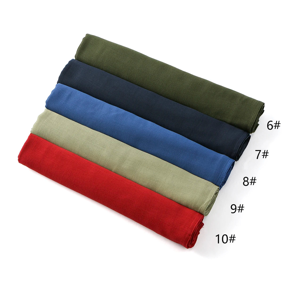 185*75cm Hijab Thin Plain Scarf