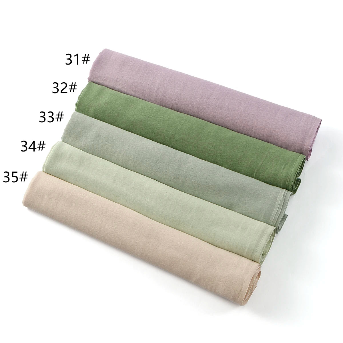 185*75cm Hijab Thin Plain Scarf