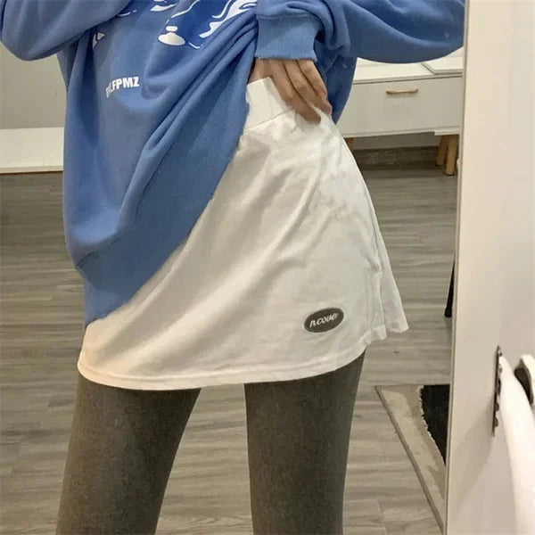 Skirt Bottoming Sweatshirt Fake Bottom