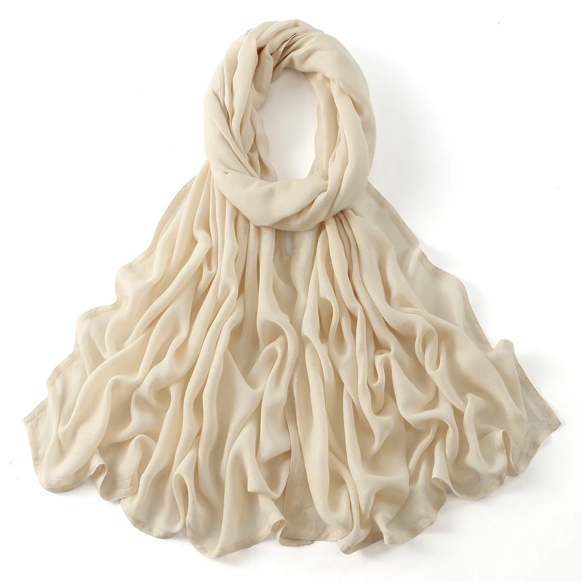 185*75cm Hijab Thin Plain Scarf