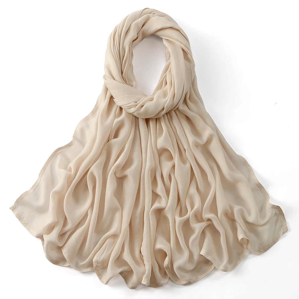 185*75cm Hijab Thin Plain Scarf