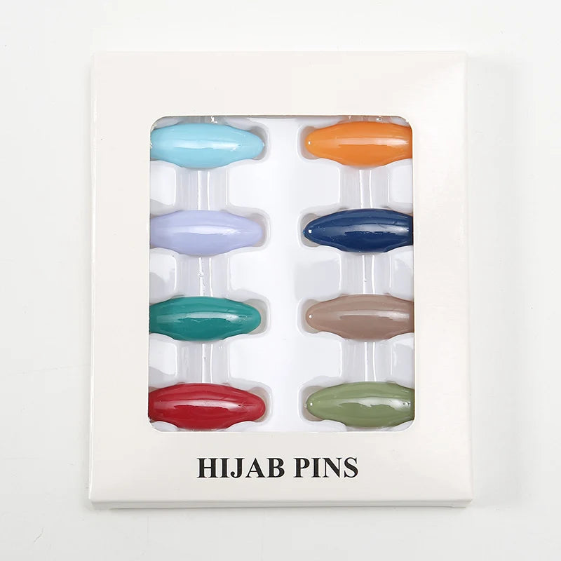 8PCS Plastic Safety Hijabs Pins