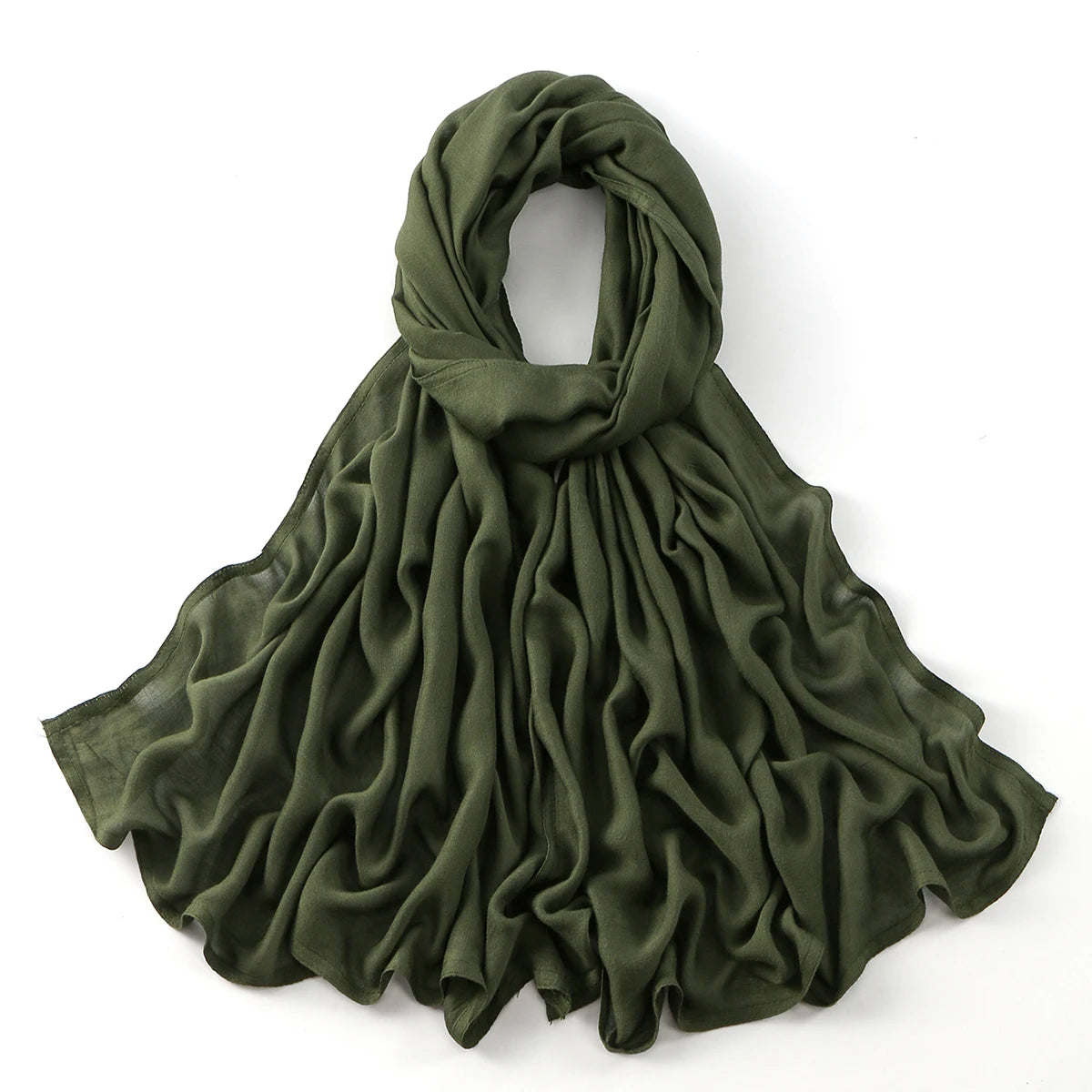 185*75cm Hijab Thin Plain Scarf