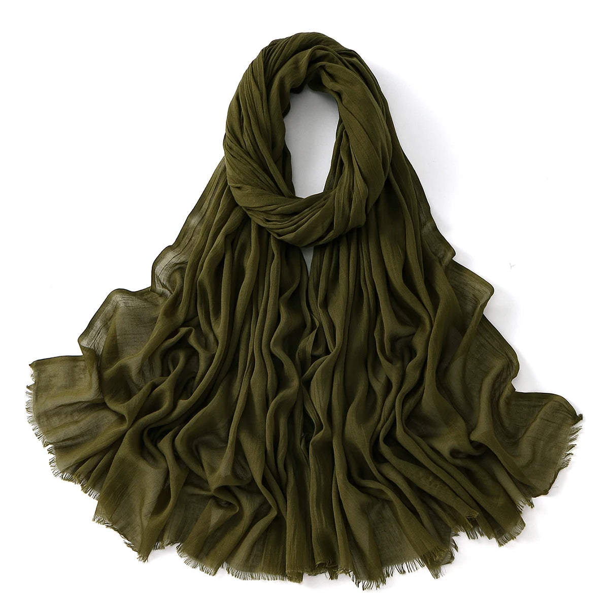 Cotton Rayon Hijab Solid Color