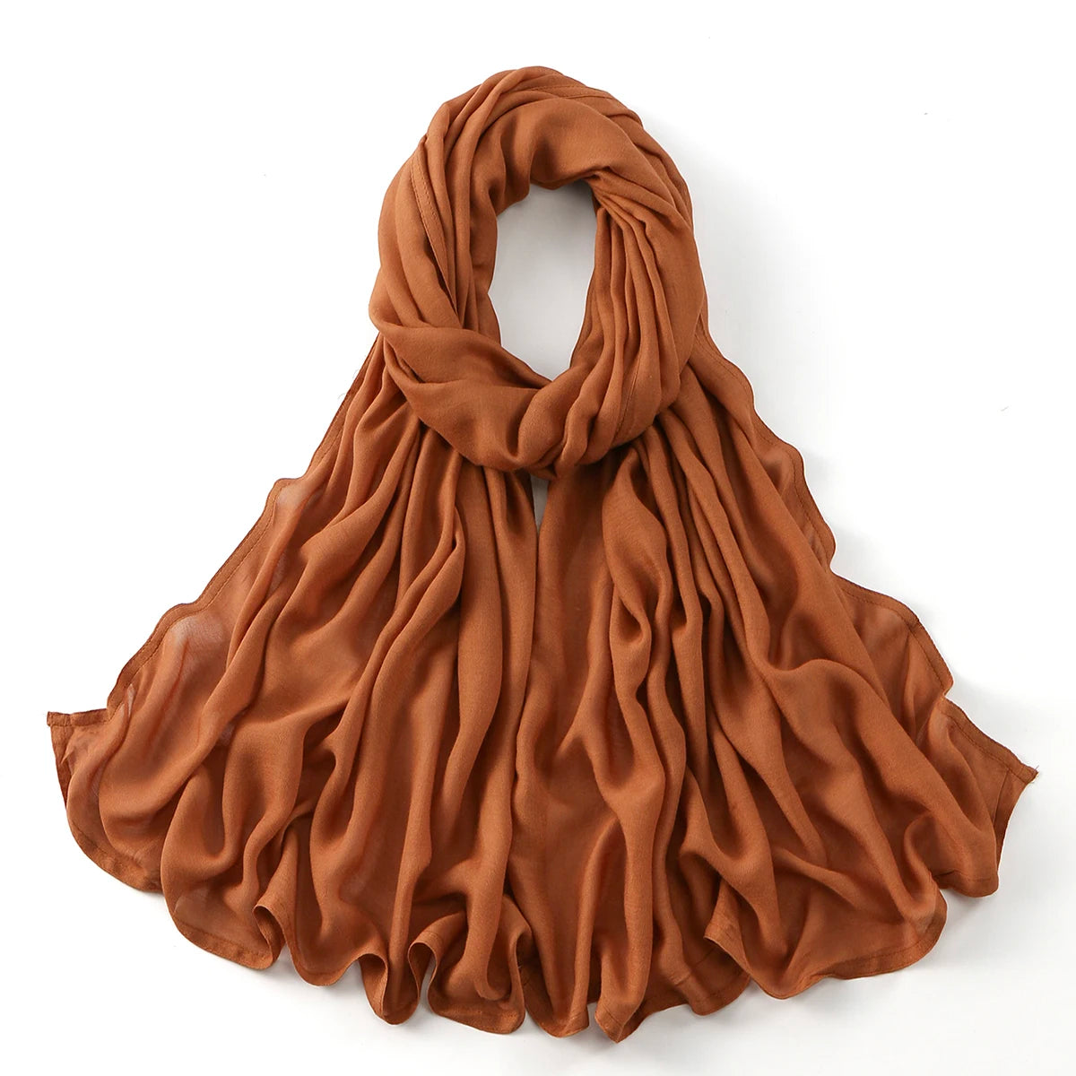 185*75cm Hijab Thin Plain Scarf