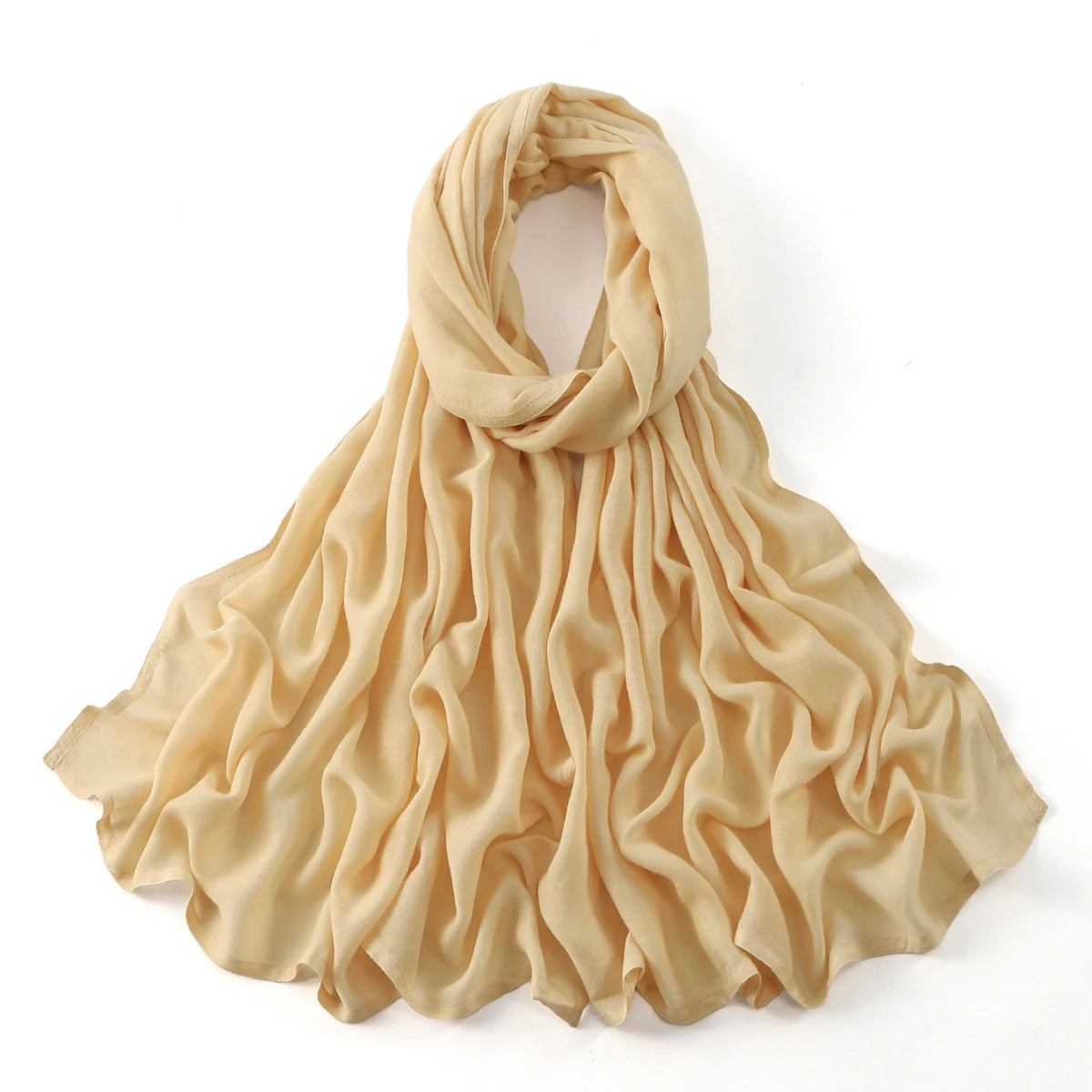 185*75cm Hijab Thin Plain Scarf