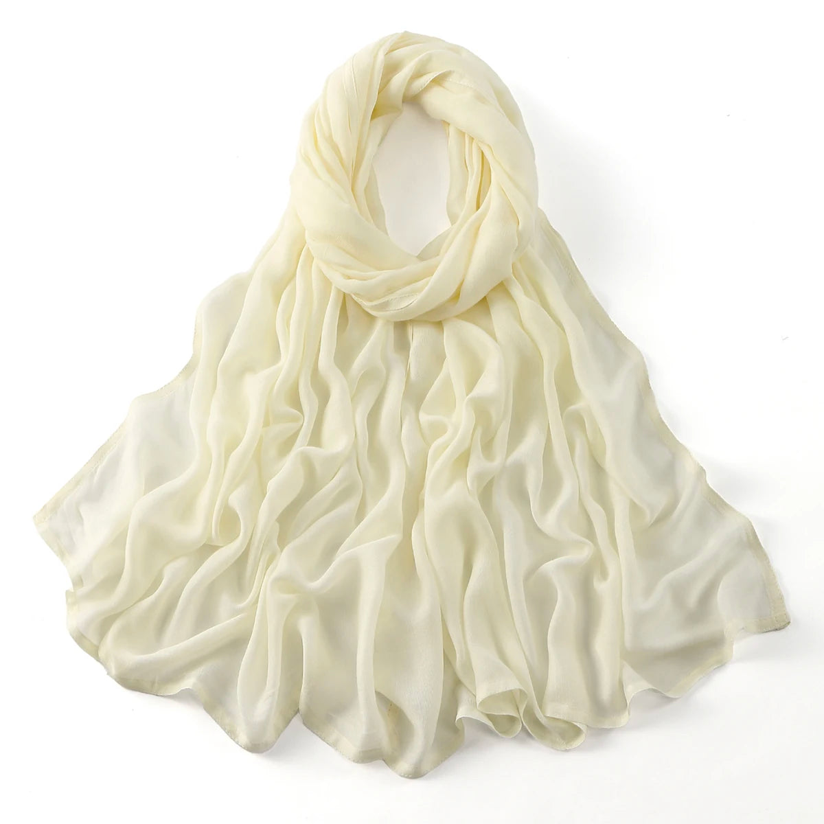 185*75cm Hijab Thin Plain Scarf